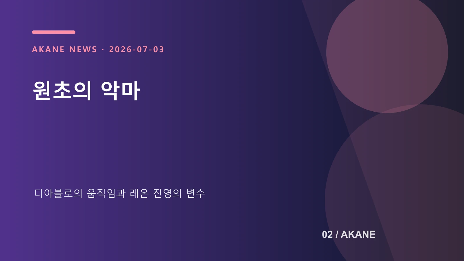 전생슬 4기 후반부 주요 인물 움직임을 정리한 아카네 제작 이미지