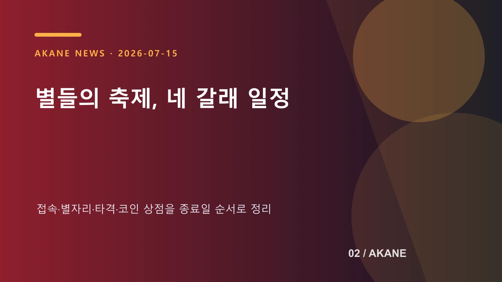 MLB 9이닝스 26 올스타전 이벤트별 일정과 보상 동선을 정리한 아카네 인포그래픽