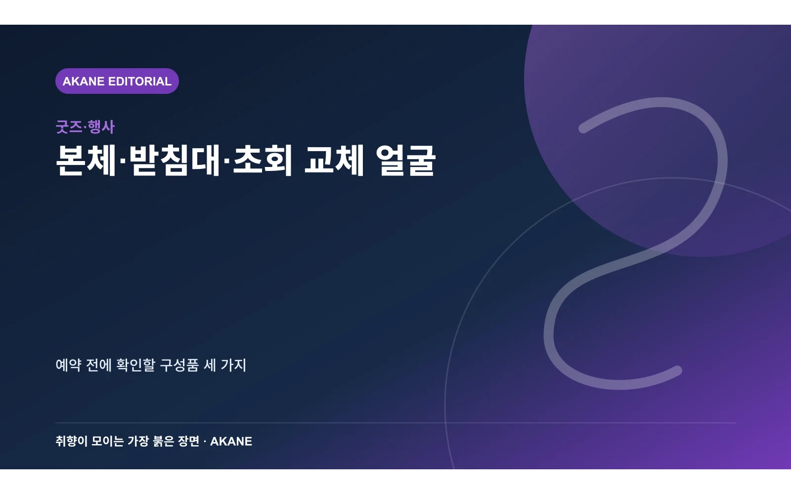 본체와 받침대, 초회 교체 얼굴 파츠 구성을 보여 주는 아카네 편집 이미지